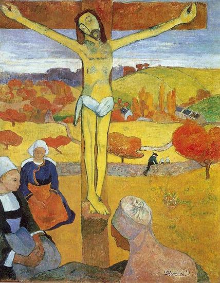 Paul Gauguin The Yellow Christ Sweden oil painting art